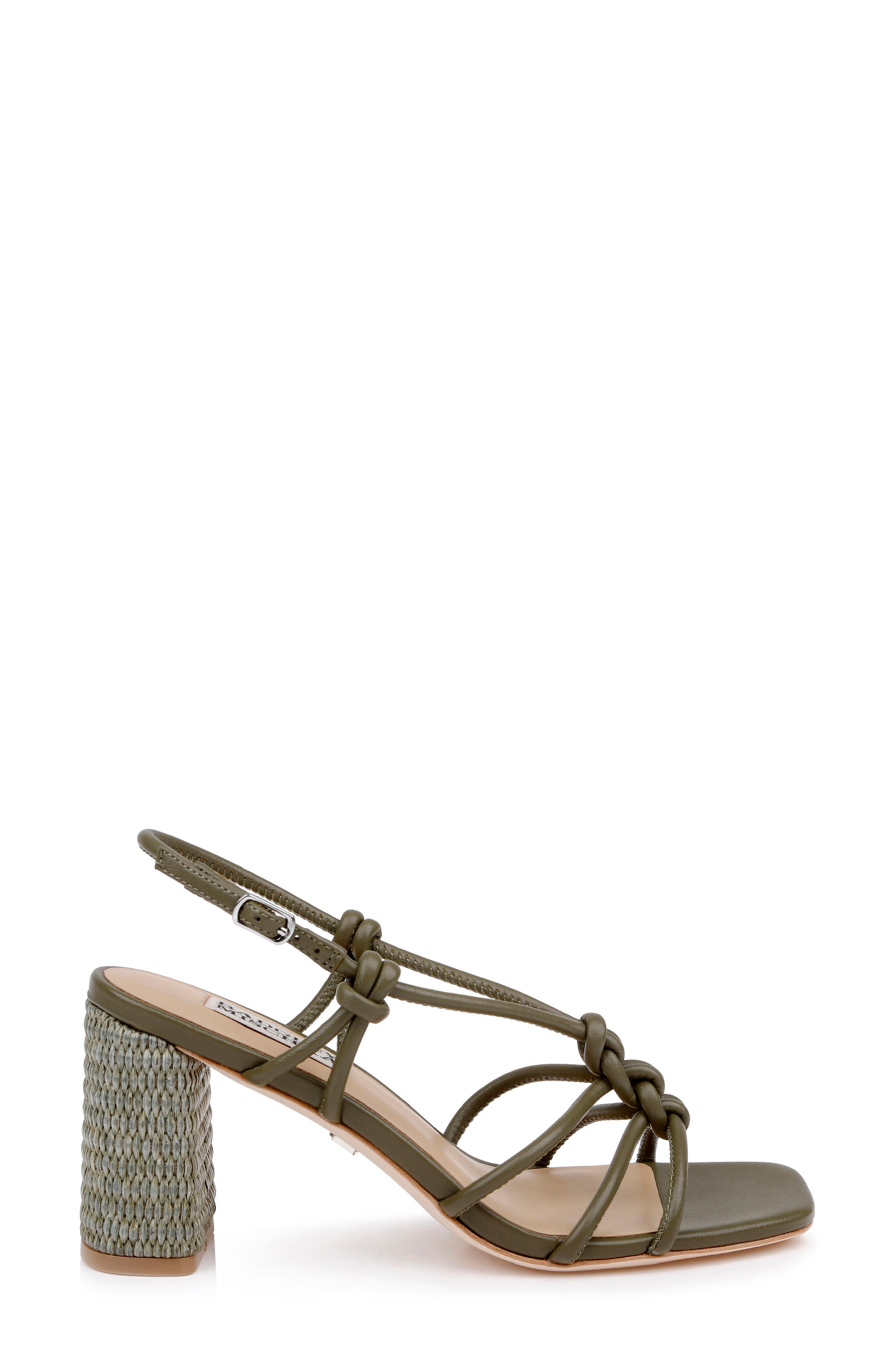Xiara Slingback Sandal, Alternate, color, OLIVE LEATHER