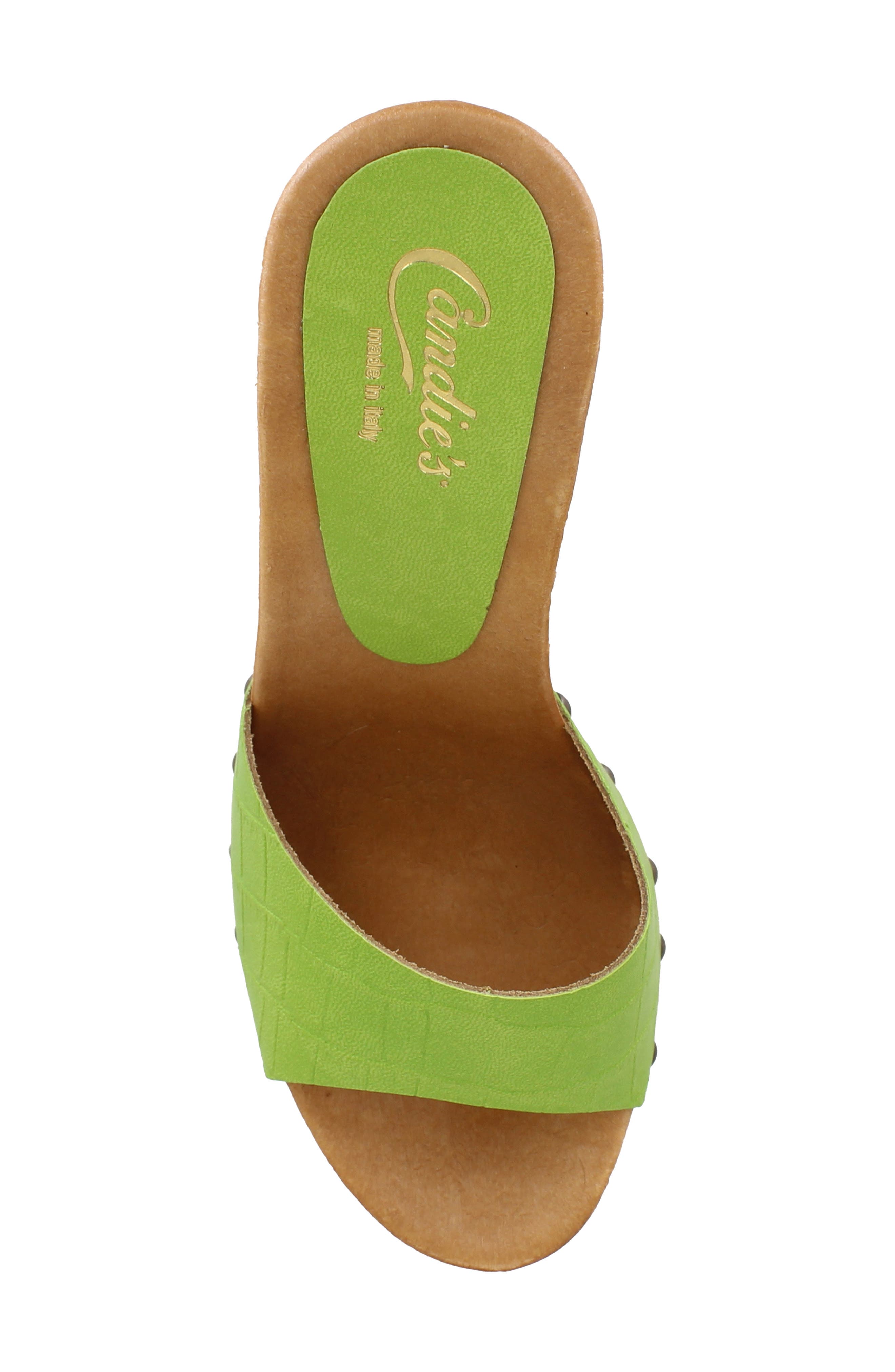 Viviana Slide Sandal, Alternate, color, LIME