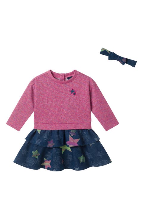 Two-Fer Dress & Headband Set