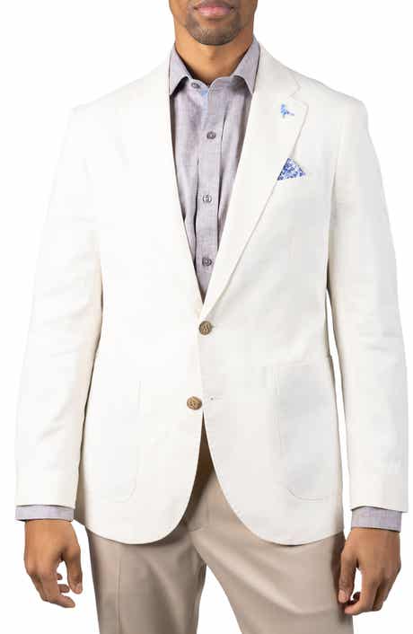 TailorByrd Textured Linen Blend Sport Coat