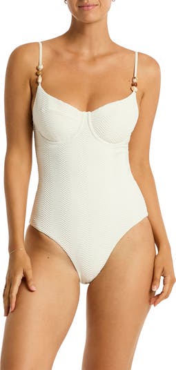 Caracus Balconette Underwire One-Piece Swimsuit