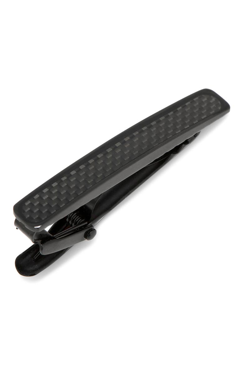 Carbon Fiber Tie Clip, Main, color, BLACK