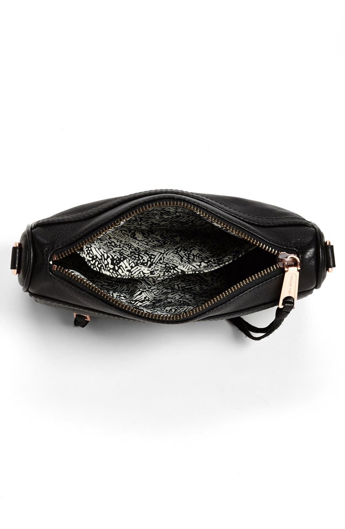 'Mini MAC' Convertible Crossbody Bag, Alternate, color, BLACK/ ROSE GOLD