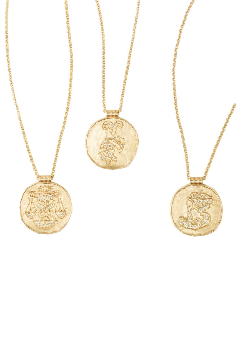 Zodiac medal, Alternate, color, Aquarius