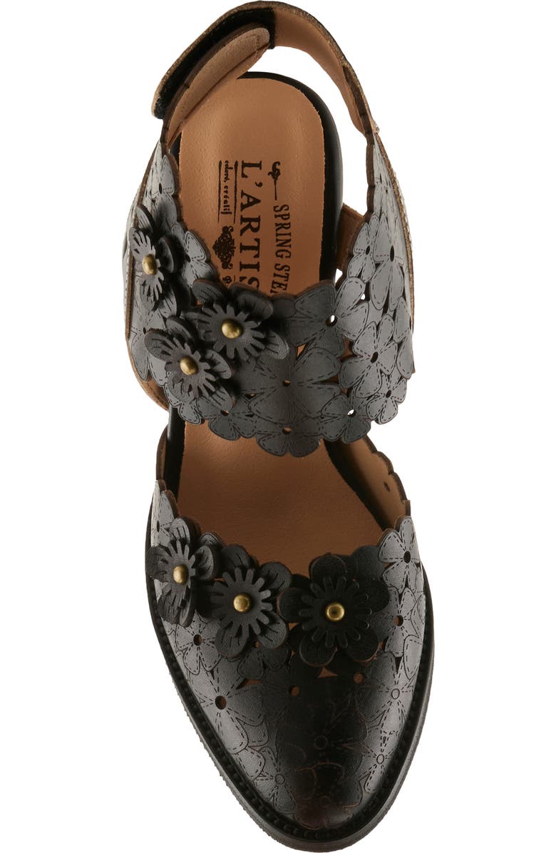 L'Artiste by Spring Step Distinction Ankle Strap Sandal, Alternate, color, Black