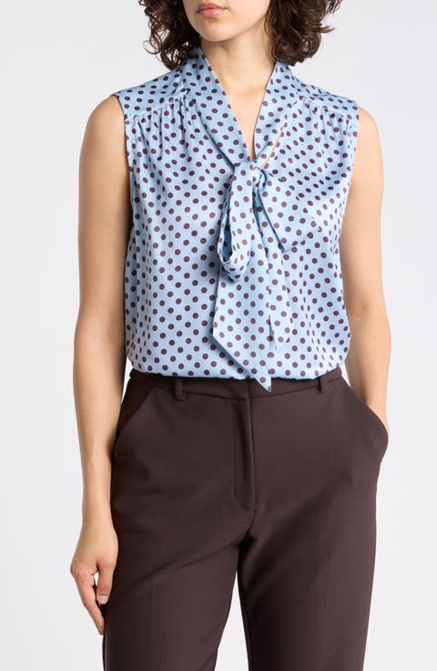 Tie Front Sleeveless Top