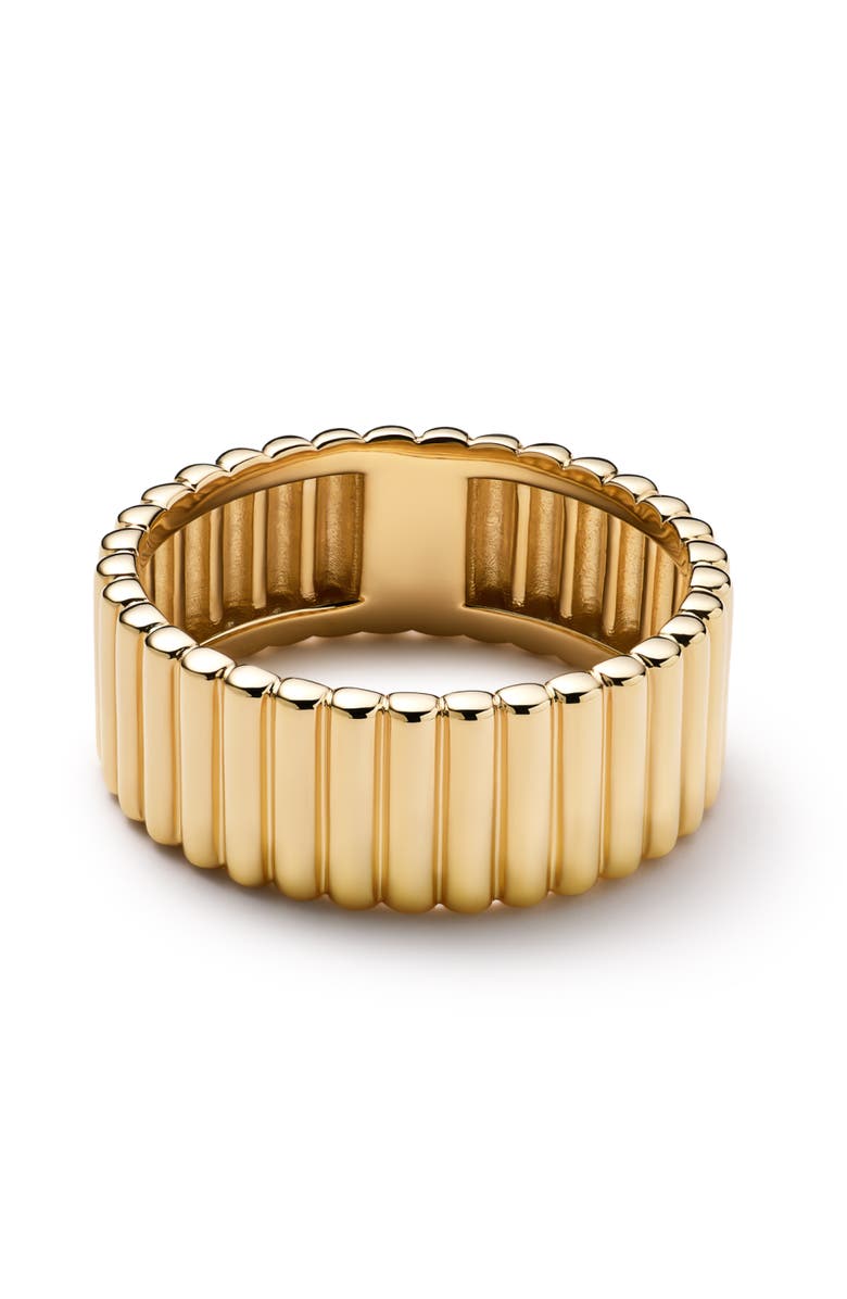 Ana Luisa Solid Yellow Gold - Galaxy Ring Wide, Alternate, color, Gold