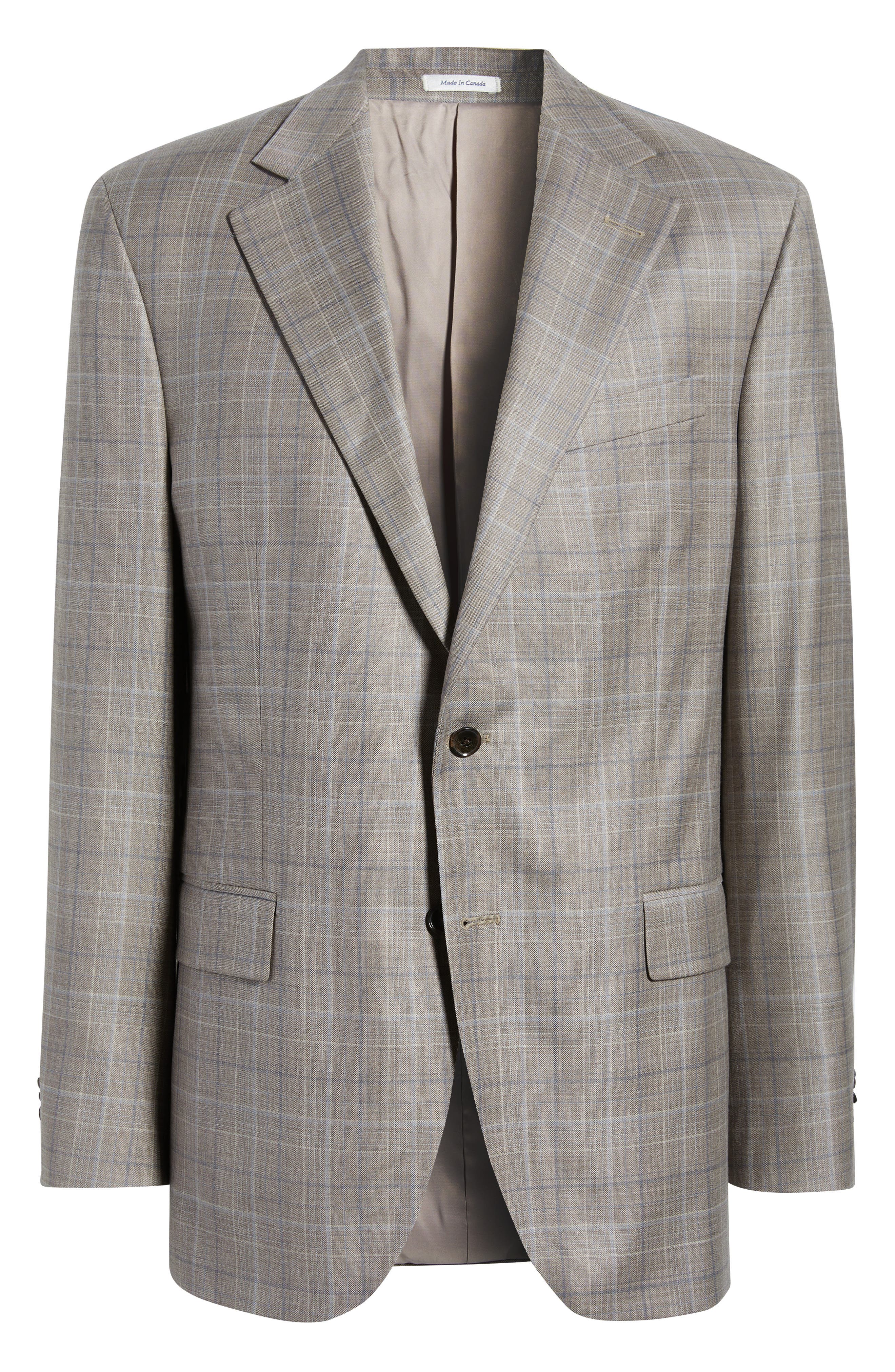 Peter Millar Hartford Classic Fit Plaid Wool Sport Coat