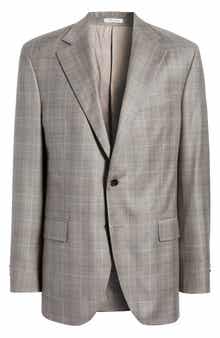 Peter Millar Hartford Classic Fit Plaid Wool Sport Coat