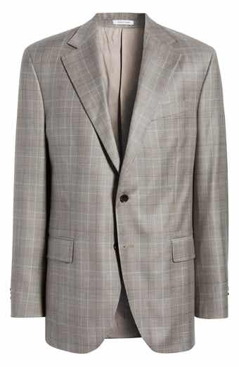 Peter Millar Hartford Classic Fit Plaid Wool Sport Coat