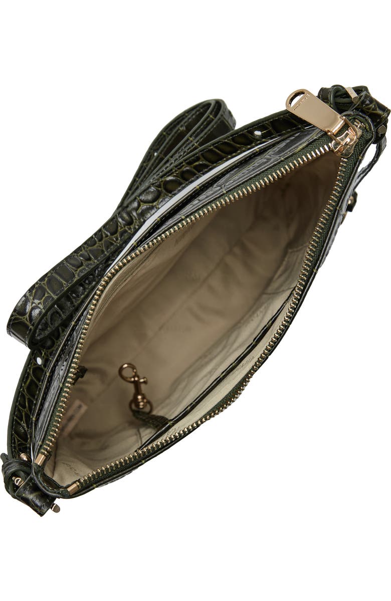 Brahmin Katie Croc Embossed Leather Crossbody Bag, Alternate, color,