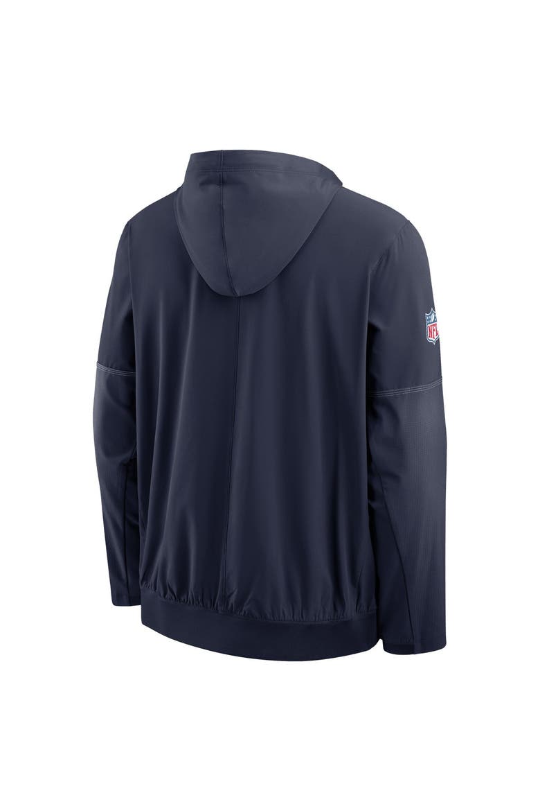Men's Nike Navy Dallas Cowboys Sideline Logo Glory Anorak Half-Zip Hooded Jacket, Alternate, color, Navy