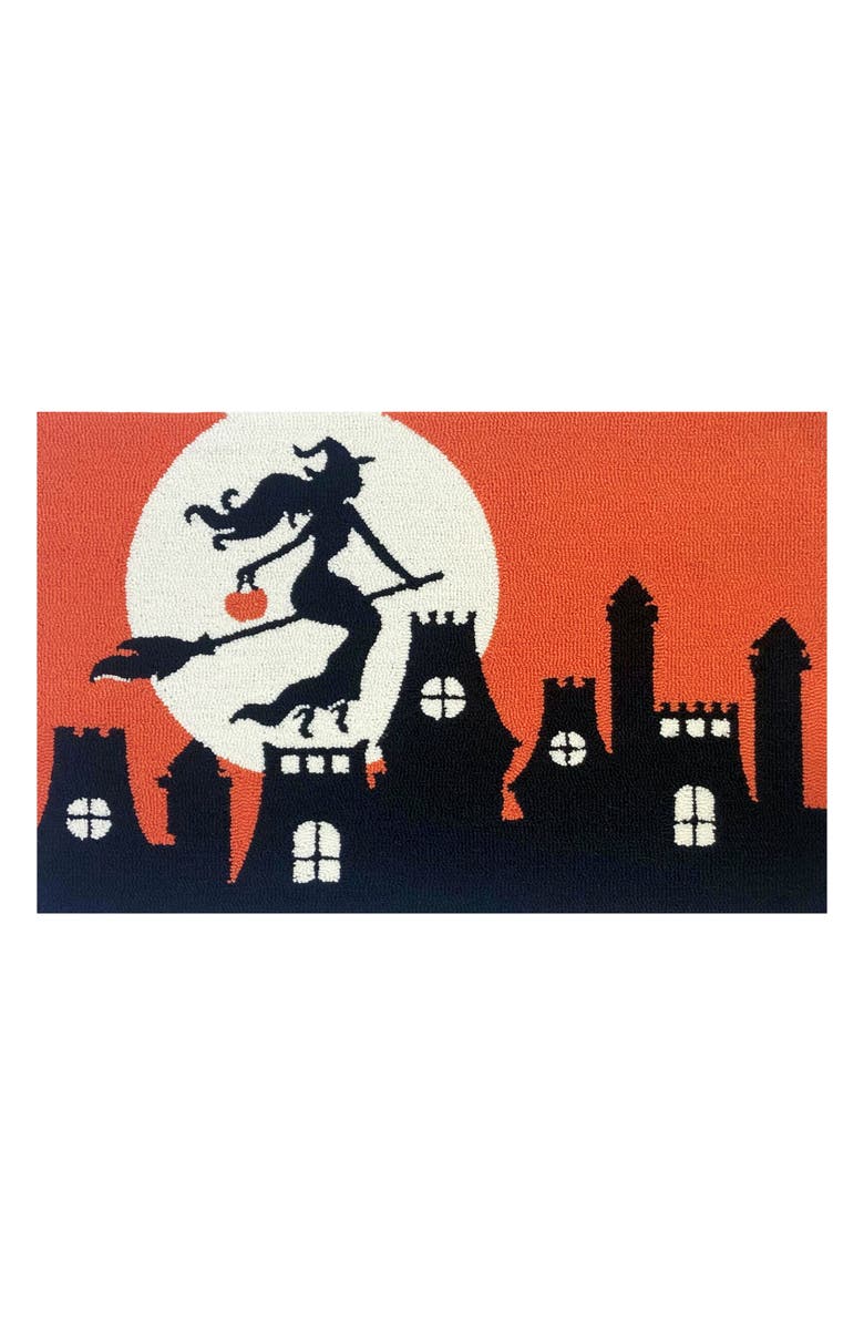 R16 HOME Haunted Village Doormat, Main, color,