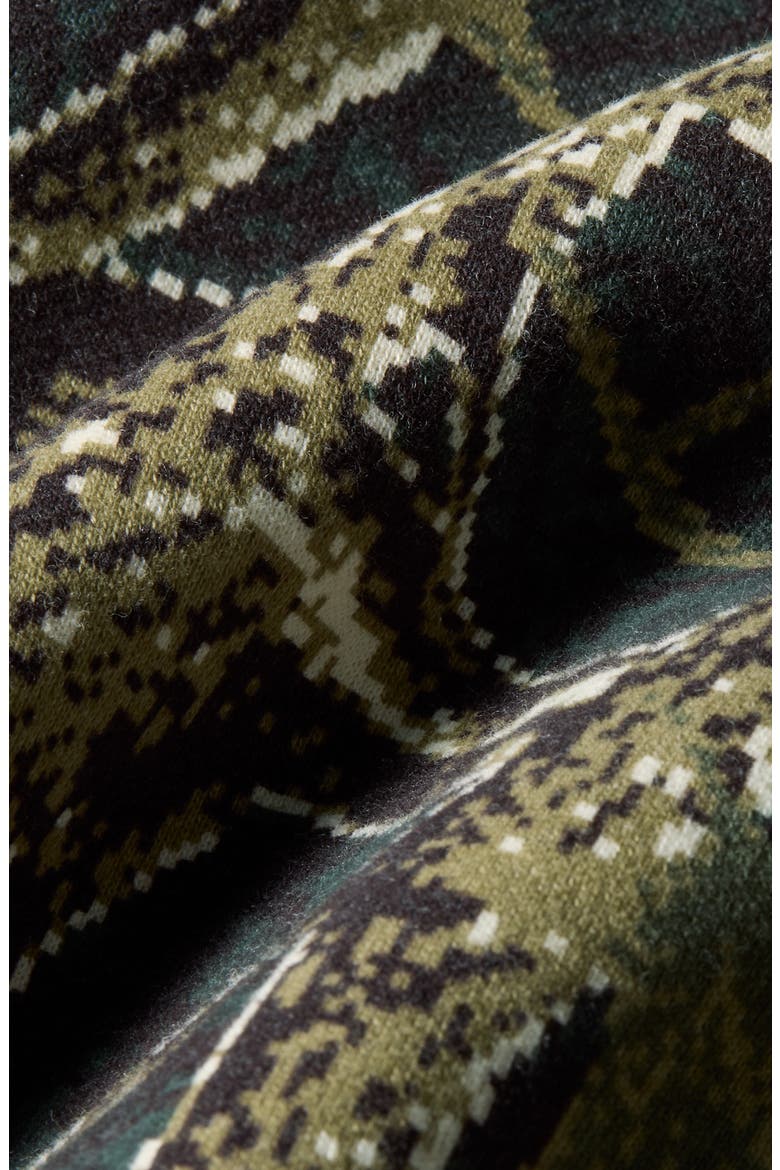 High Waist Camouflage Print Joggers, Alternate, color, CAMO GREEN/ PINK RISE