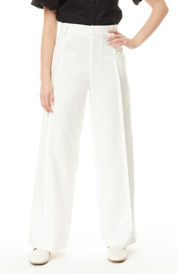 BY DESIGN Marcia Wide Leg Pants in White at Nordstrom Rack, Size 4