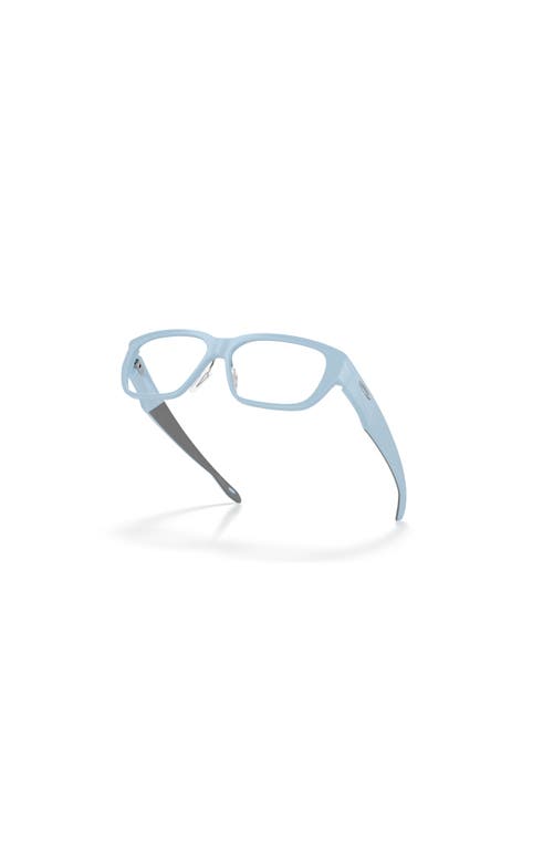 Oakley 56mm Rectangle Optical Glasses In Blue