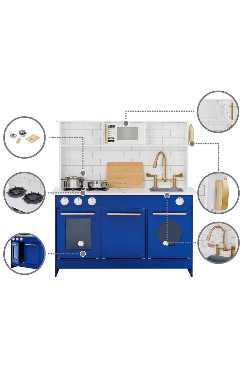 Teamson Kids Little Chef Modern Kitchen Playset, Alternate, color, Assorted