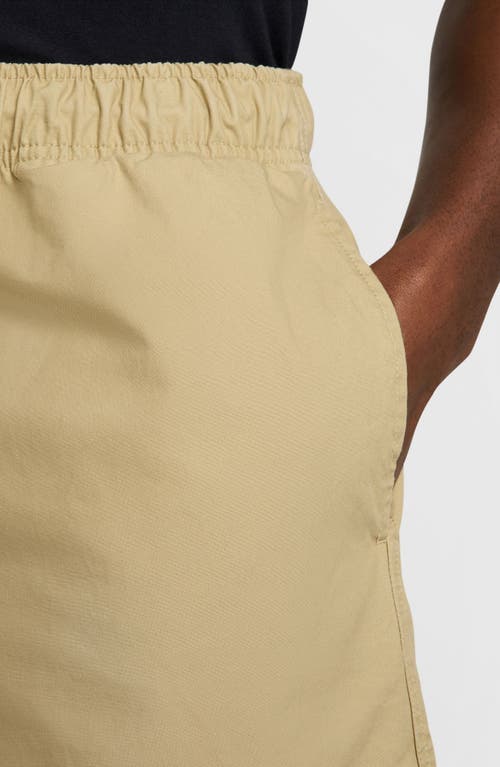 Nike Club Washed Flow Shorts In Parachute Beige