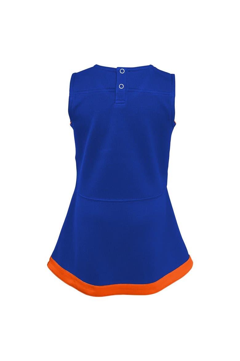 Girls Youth Royal Florida Gators Cheer Captain Jumper Dress, Alternate, color, Royal