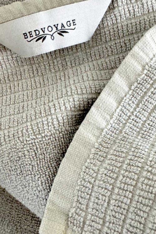 Bedvoyage Viscose Odor & Mildew Resistant Spa Towel Collection In Stone