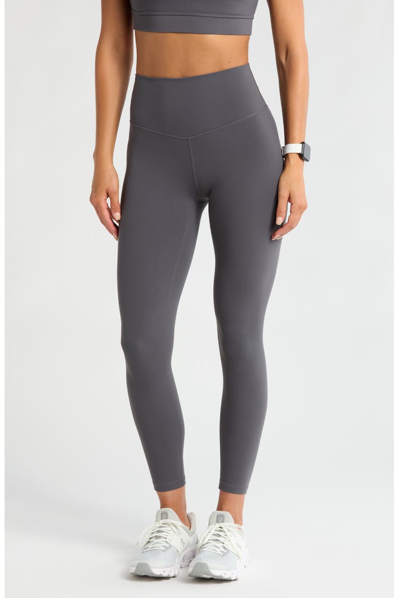 Studio Luxe High Waist 7/8 Leggings, Main, color, GREY FORGED
