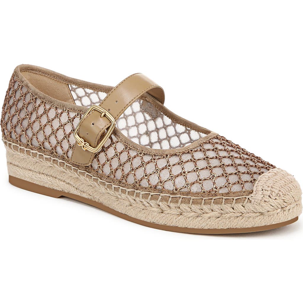 Sam Edelman Mackiemesh Mary Jane Platform Espadrille In Brown
