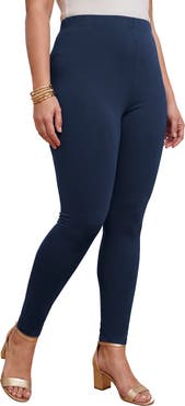 Jessica London Everyday Stretch Cotton Capri Legging