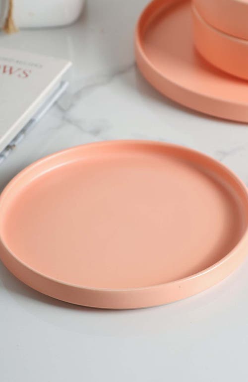 Stone Lain Stella Porcelain 6-piece Salad Plate Set In Neutral