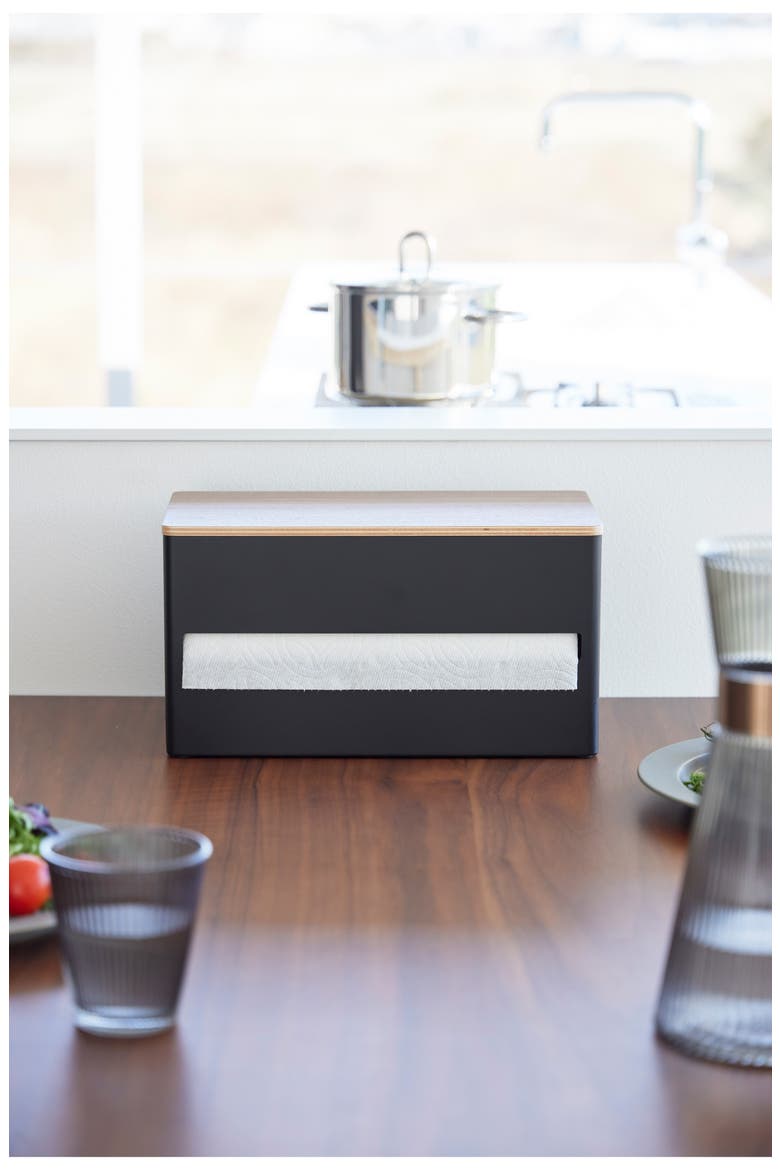 Paper Towel Dispenser, Alternate, color, WALNUT
