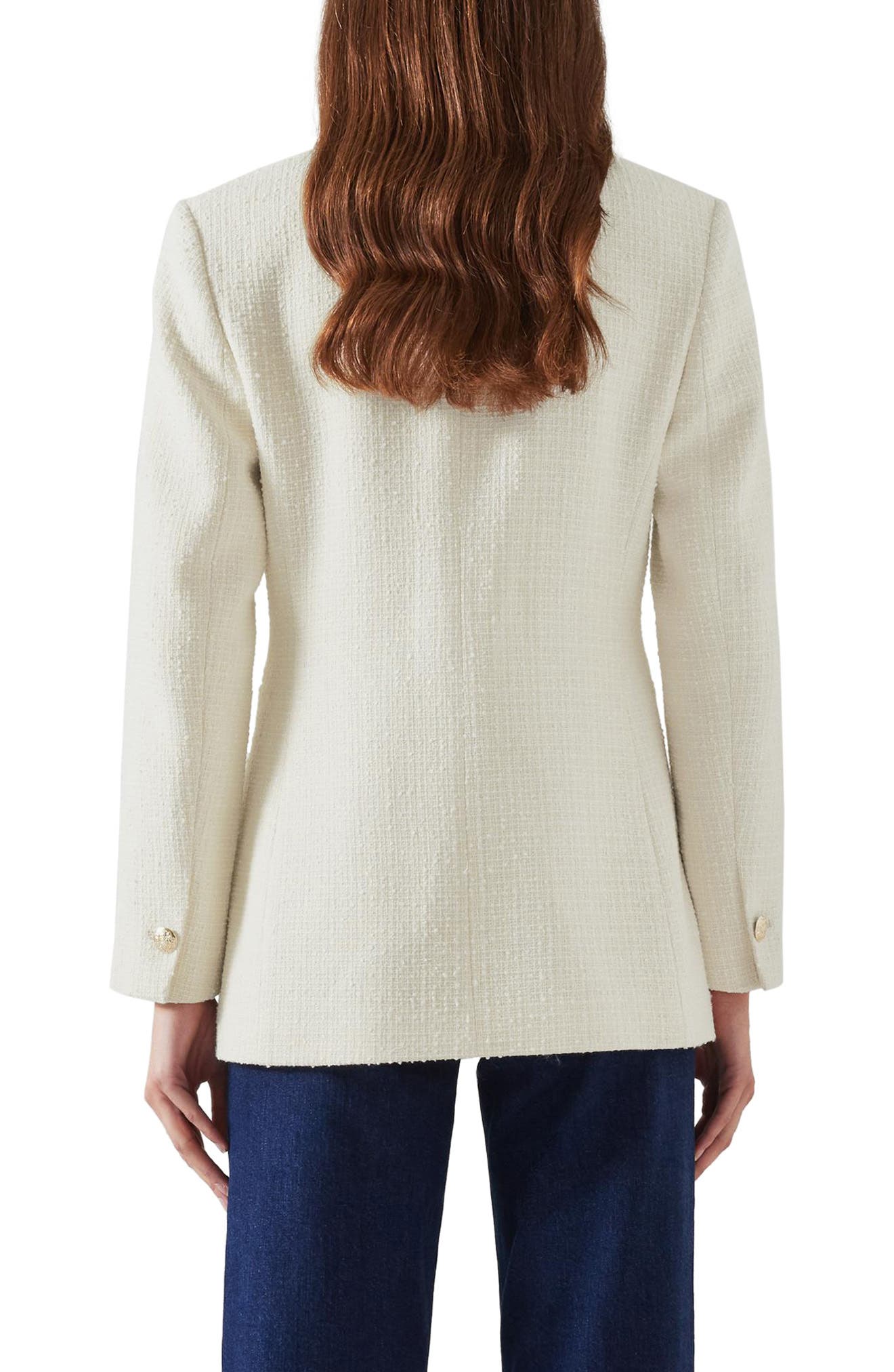 Mariner Double Breasted Tweed Blazer - image 2