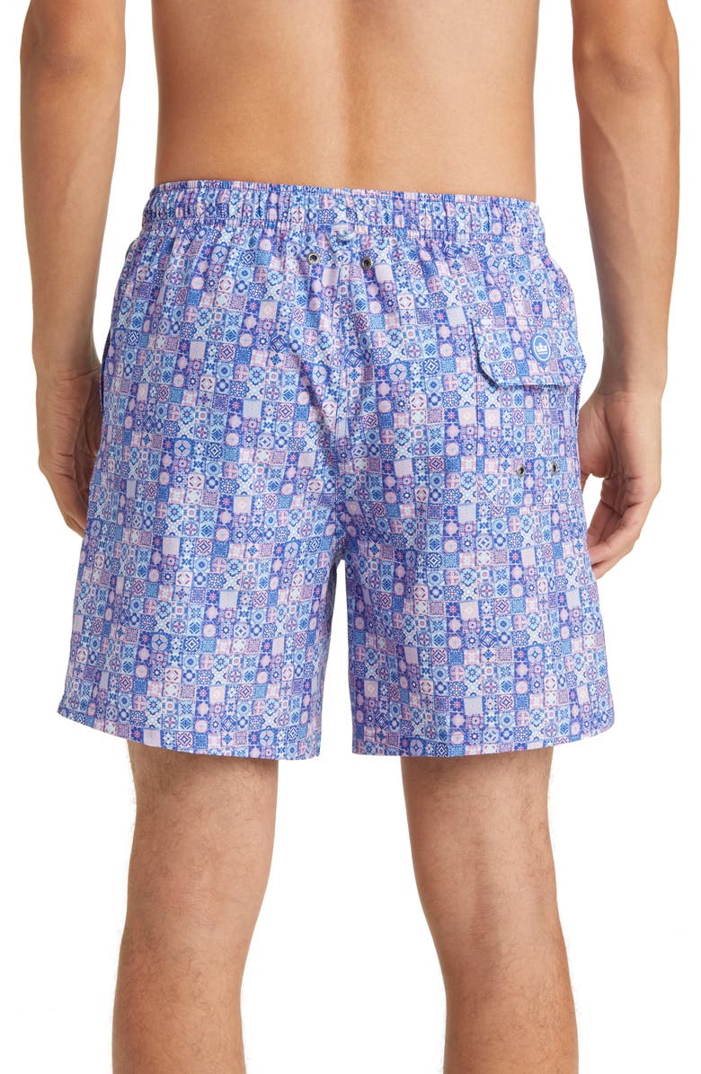 Peter Millar Mosaic Madness Swim Trunks, Alternate, color,