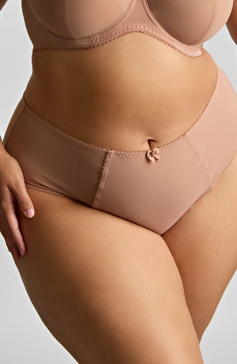 Panache Liberty Cheeky Briefs, Main, color, Mocha