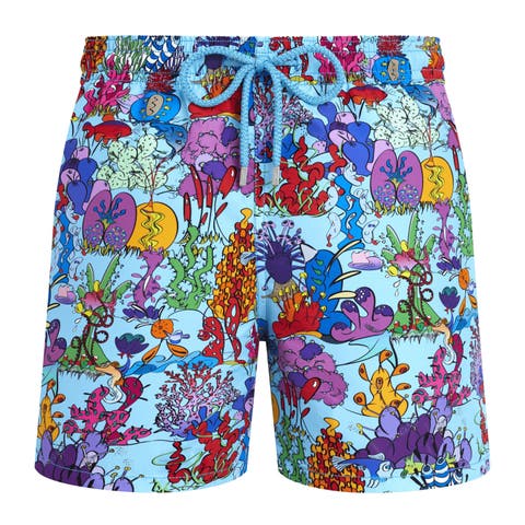 Men Swim Shorts Plantes Aquatiques