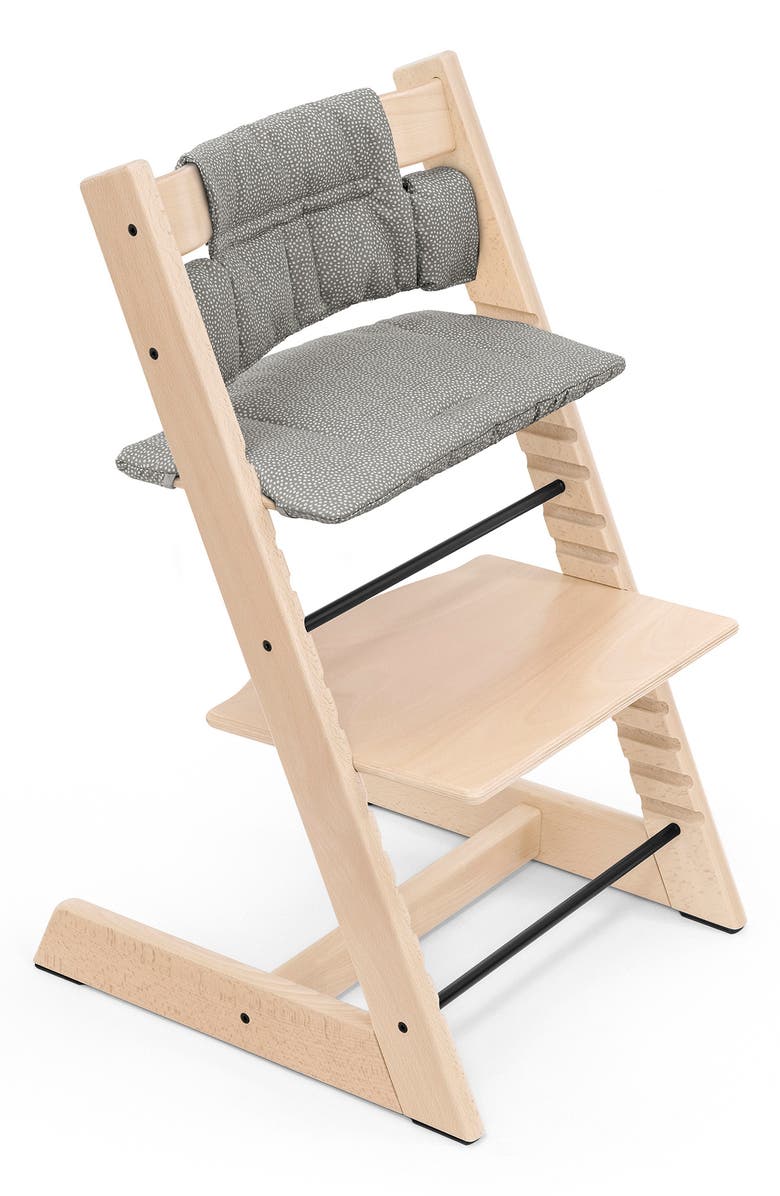 Stokke Tripp Trapp<sup>®</sup> Highchair, Baby Set, Cushion & Tray Set, Alternate, color, Natural / Grey Dots