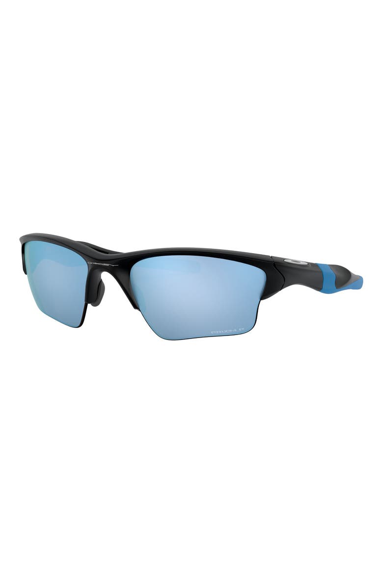 Half Jacket® 2.0 XL 62mm Polarized Rectangular Sunglasses, Alternate, color, RUBBER BLACK
