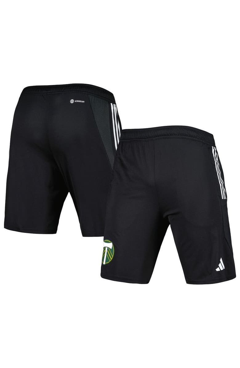 adidas Men's adidas Black Portland Timbers 2023 On-Field AEROREADY Training Shorts, Main, color, Black