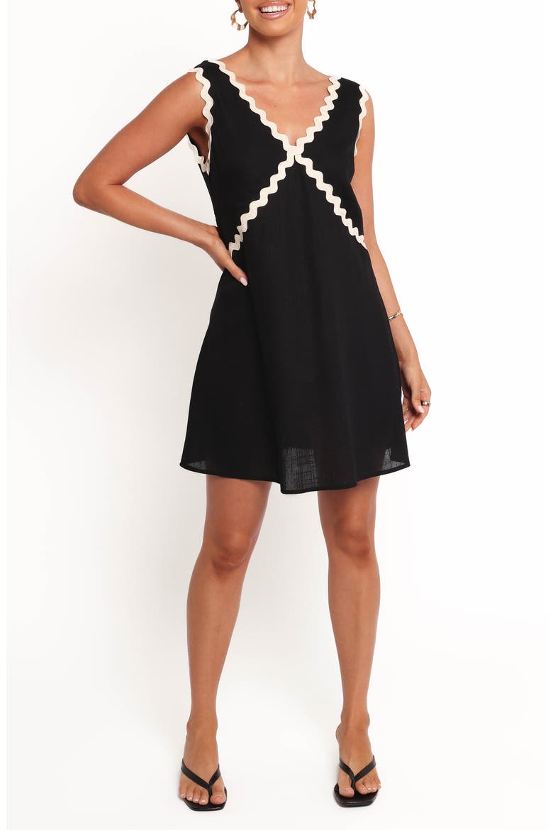 Lark Minidress, Main, color, BLACK