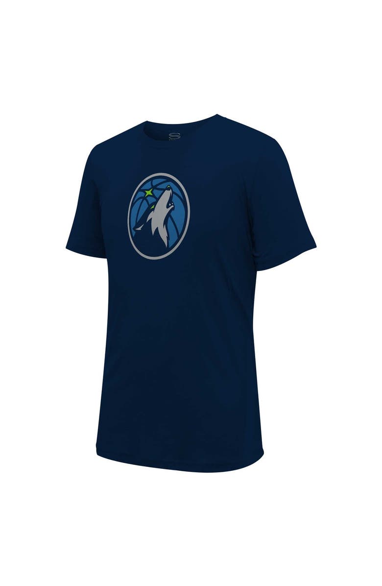 Stadium Essentials Unisex Stadium Essentials Navy Minnesota Timberwolves Primary Logo T-Shirt, Alternate, color, Navy
