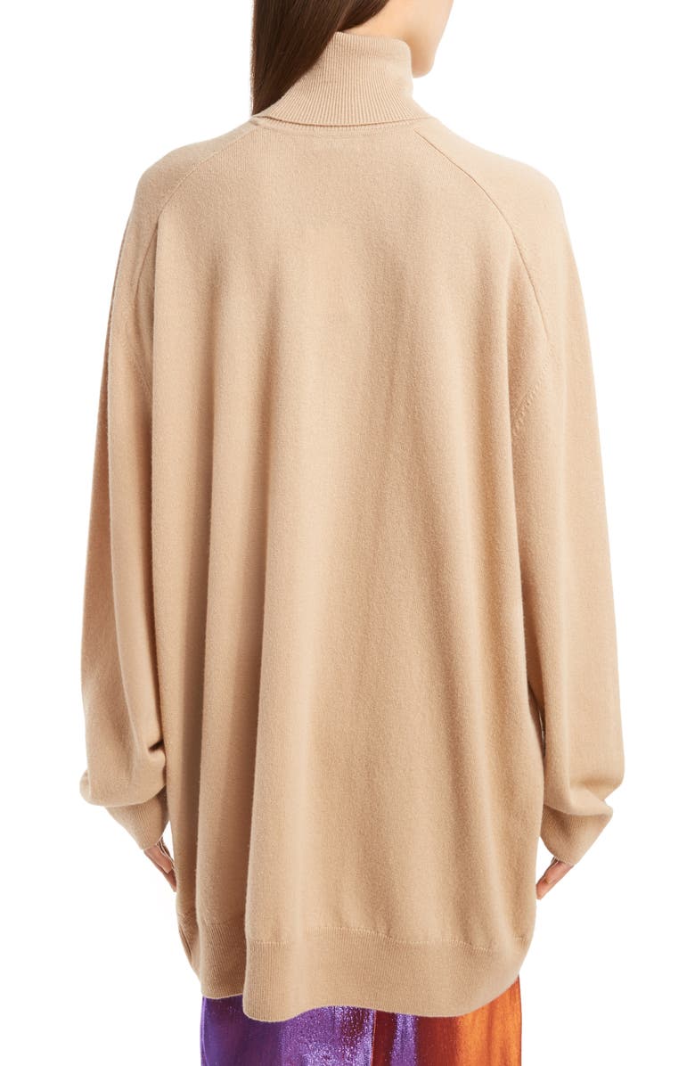 Dries Van Noten Oversized Cashmere Turtleneck Sweater, Alternate, color, 