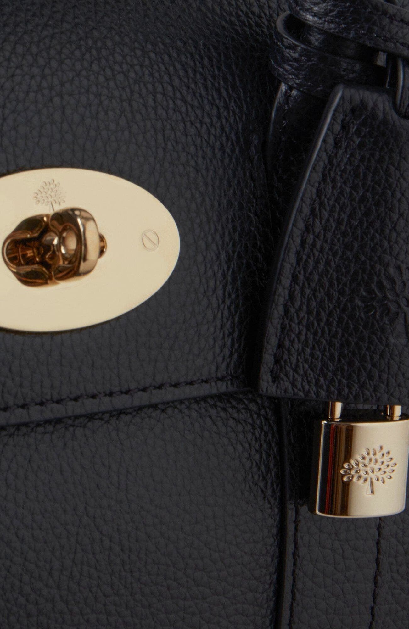 Mulberry Small Bayswater Satchel, Alternate, color, Black