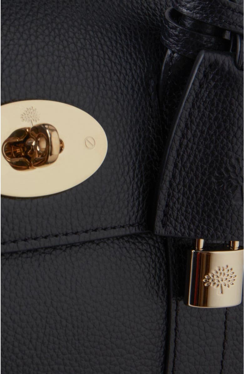 Mulberry Small Bayswater Satchel, Alternate, color, Black