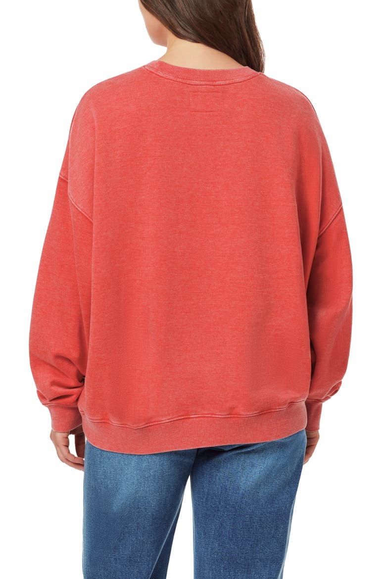 Tori Relaxed Crewneck Graphic Sweatshirt, Alternate, color, BARBADOS CHERRY MERRY