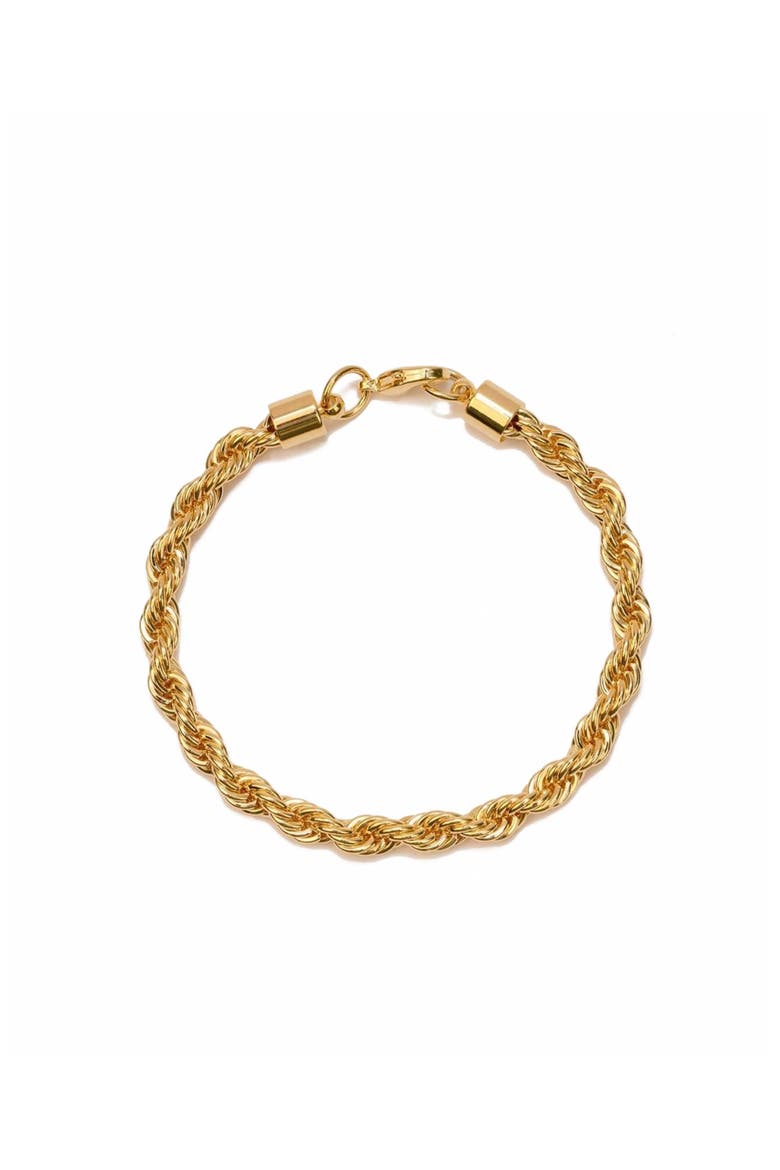 14k Gold Plated Intertwined Necklace, Bracelet & Ring Set Dainty, Alternate, color, Gold