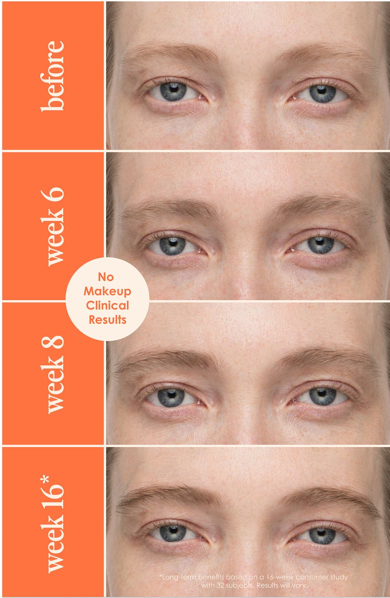 Grande Cosmetics GrandeBROW 2-in-1 Tinted Brow Gel + Brow Enhancing Serum, Alternate, color, Light