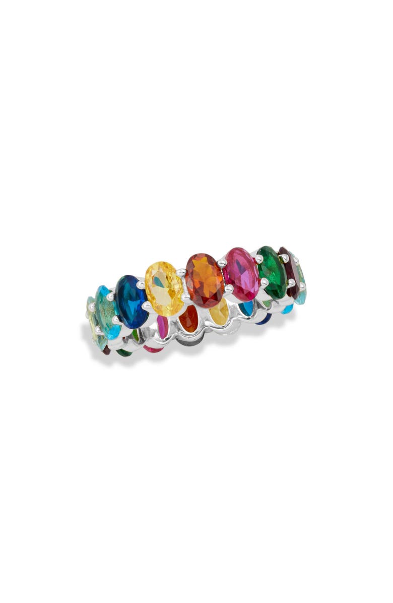 SAVVY CIE JEWELS Oval Eternity Ring, Main, color, 