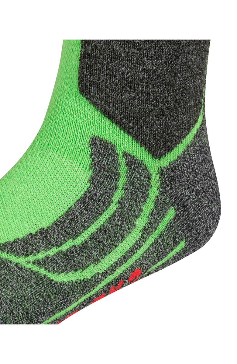 Falke SK2 Intermediate Ski Socks, Alternate, color, Vivid Green