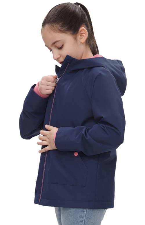 Rokka&rolla Kids' Ripstop Windbreaker Jacket In Navy