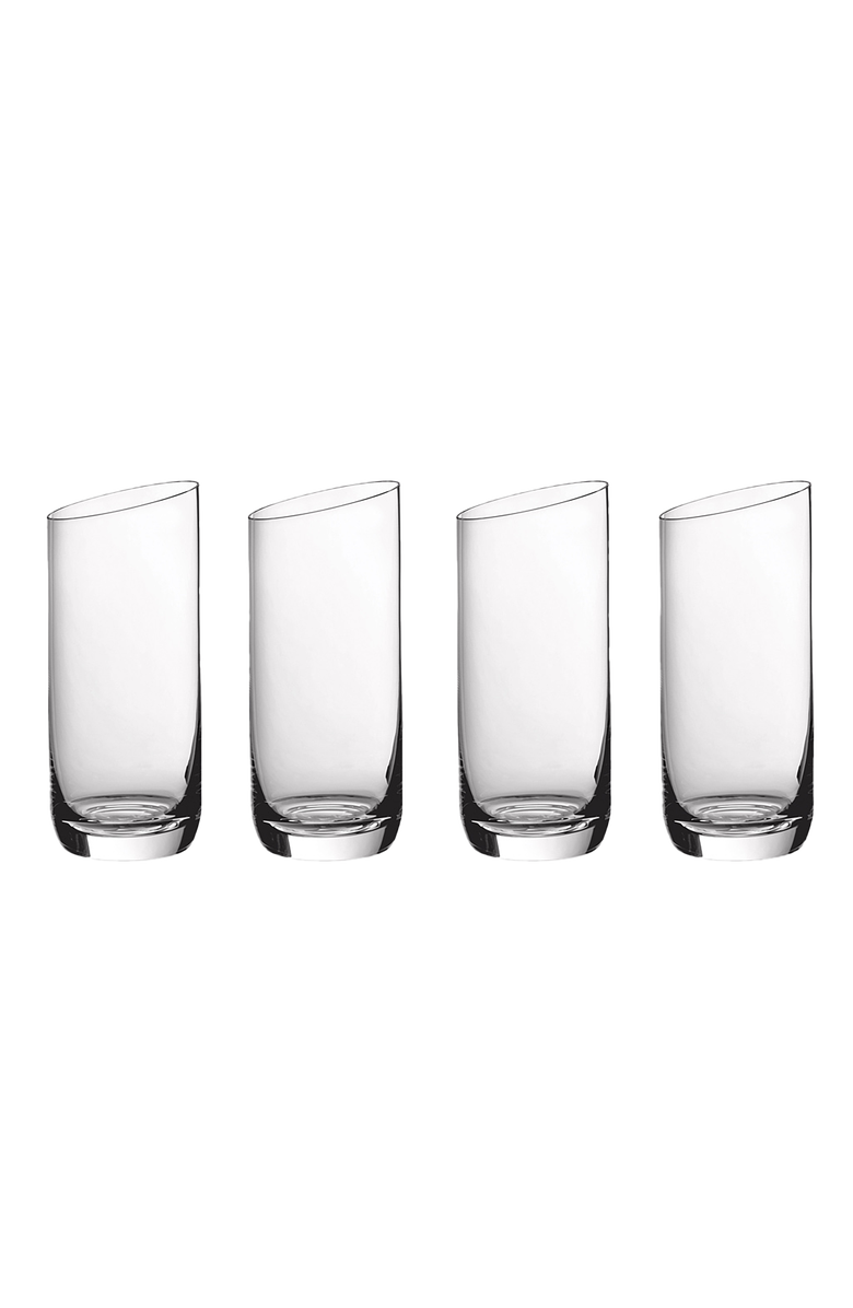 Villeroy & Boch NewMoon Hiball Set of 4, Main, color, Clear
