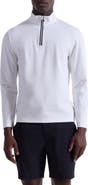 Bugatchi Solid Quarter Zip Pullover