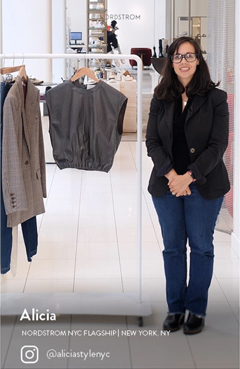 Lamb Leather Muscle T-Shirt, sales video thumbnail